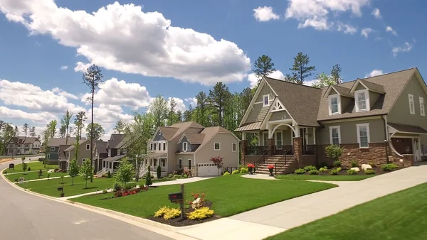 Suburban homes in Chesterfield County near Richmond, VA