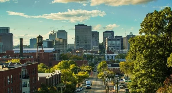 Church Hill neighborhood streets in Richmond, VA