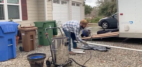 The gutter cleaning process that helps protect a Richmond, VA home's foundation